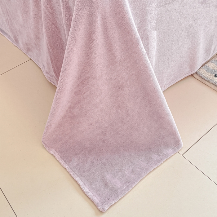 91家纺网 家纺一手货源 找家纺 麦伦家居 2024秋冬新品 多功能床品全棉+牛奶绒四件套郁金花镜紫