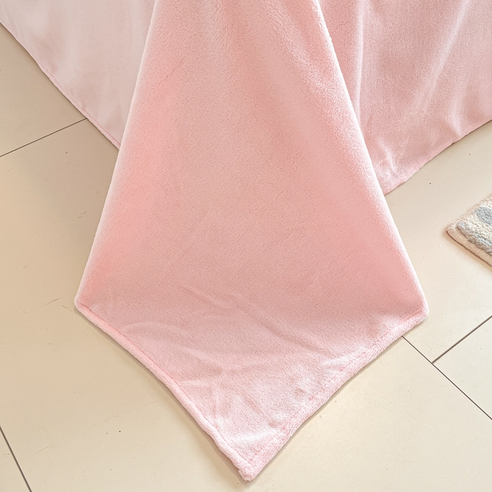 91家纺网 家纺一手货源 找家纺 麦伦家居 2024秋冬新品 多功能床品全棉+牛奶绒四件套 碎花小熊