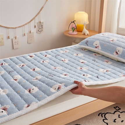 91家纺网 家纺一手货源 找家纺 （总）东宇床垫 2025新款牛奶绒床褥学生床