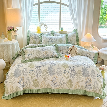 91家纺网 家纺一手货源 找家纺 （总）优逸2025韩版公主风床裙款床单款四件套