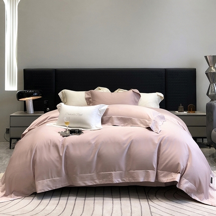 91家纺网 家纺一手货源 找家纺 （总）黑白森林 2024新款50X50S天丝棉磨毛四件套