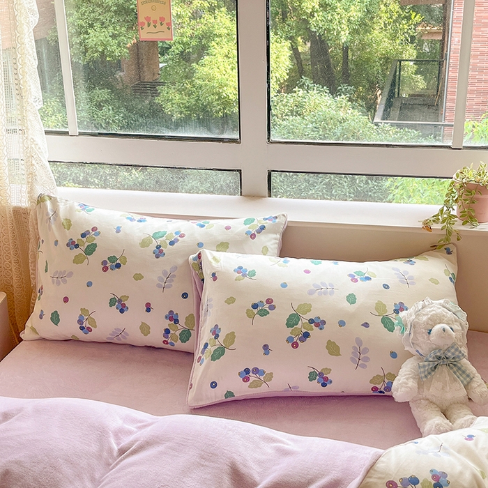 91家纺网 家纺一手货源 找家纺 麦伦家居 2024秋冬新品 多功能床品全棉+牛奶绒四件套 北野花雾