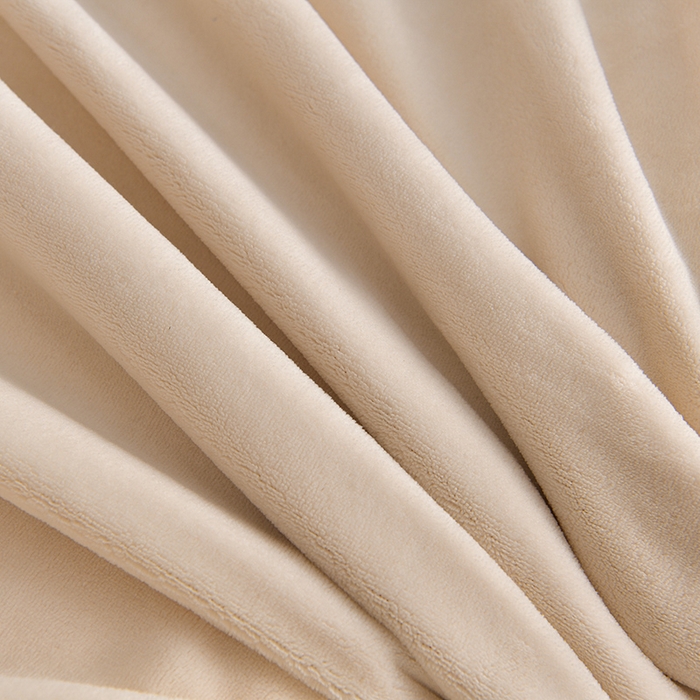 91家纺网 家纺一手货源 找家纺 云家 （包含买家秀）2024新款高克重牛奶绒纯色双拼刺绣四件套珊瑚绒 凯迪系列 凯迪-奶昔白+橙