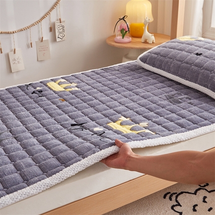 91家纺网 家纺一手货源 找家纺 （总）东宇床垫 2025新款牛奶绒床褥学生床