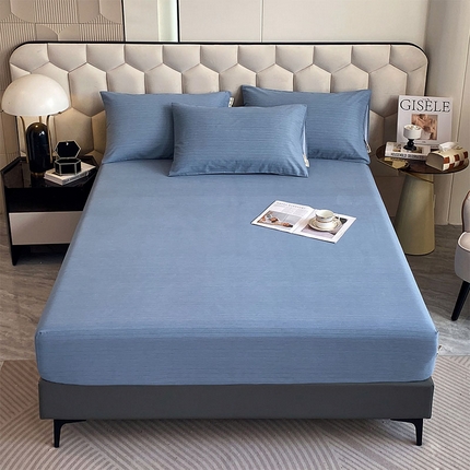 91家纺网 家纺一手货源 找家纺 （总）春皖家纺 2025新款原棉磨毛回暖系列风格1-床笠