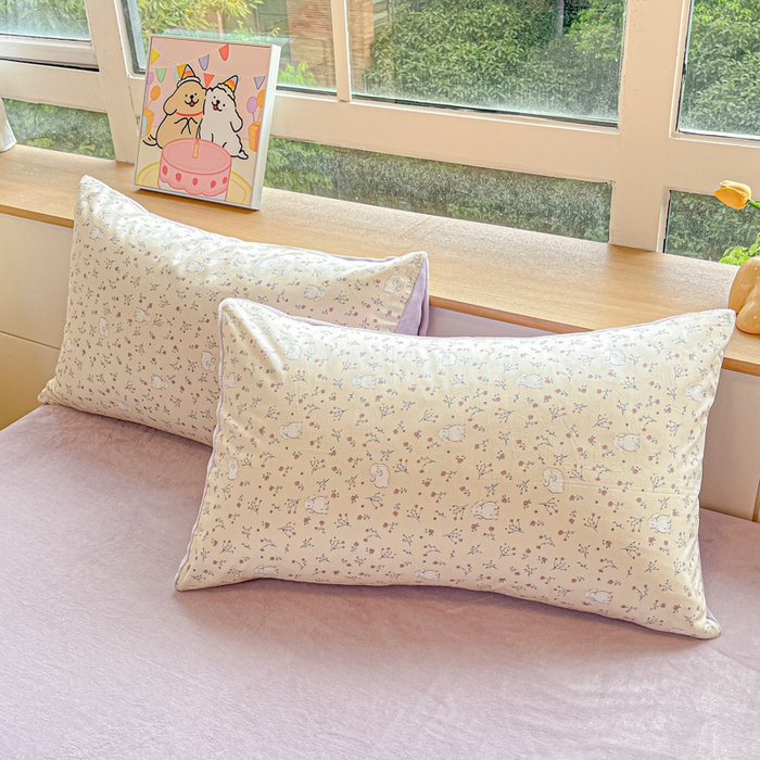 91家纺网 家纺一手货源 找家纺 麦伦家居 2024秋冬新品 多功能床品全棉+牛奶绒四件套 采薇