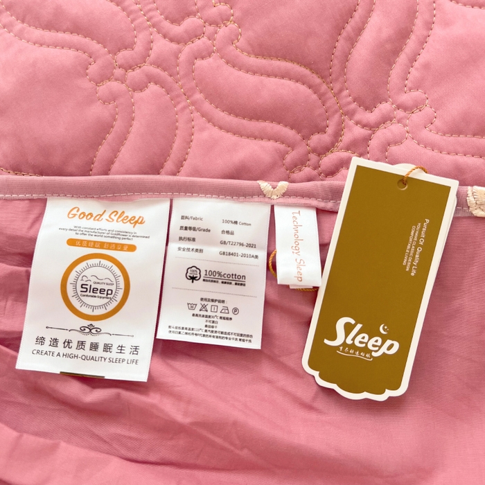 91家纺网 家纺一手货源 找家纺 罗艺轩 2024新款公主风全棉加厚可脱卸床笠式床裙四件套 慕雅-豆沙