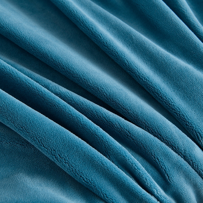 91家纺网 家纺一手货源 找家纺 云家 （包含买家秀）2024新款高克重牛奶绒纯色双拼刺绣四件套珊瑚绒 凯迪系列 凯迪-宾利兰+高级灰