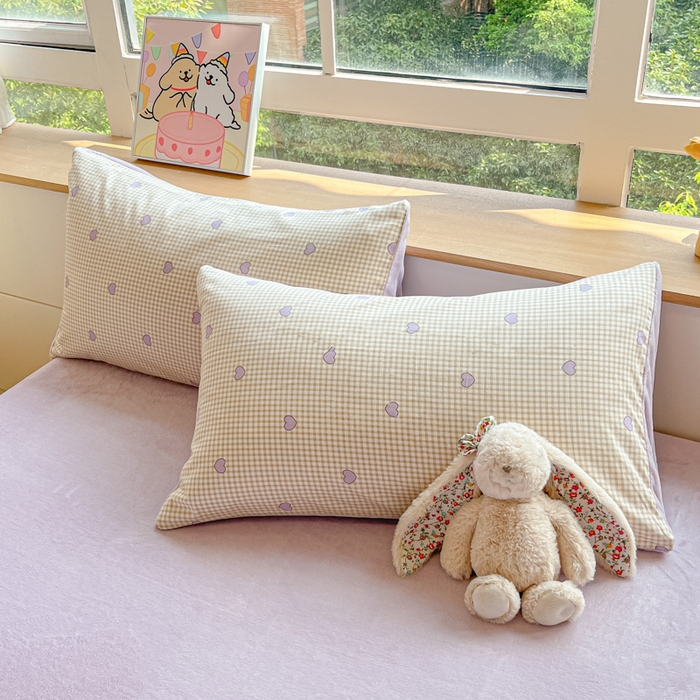 91家纺网 家纺一手货源 找家纺 麦伦家居 2024秋冬新品 多功能床品全棉+牛奶绒四件套爱的小屋