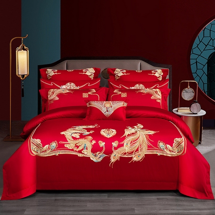 91家纺网 家纺一手货源 找家纺 （总）蒂爵 全棉纯棉长绒棉全棉轻奢重工绣花工艺款婚庆四件套多件套时尚小红书热款