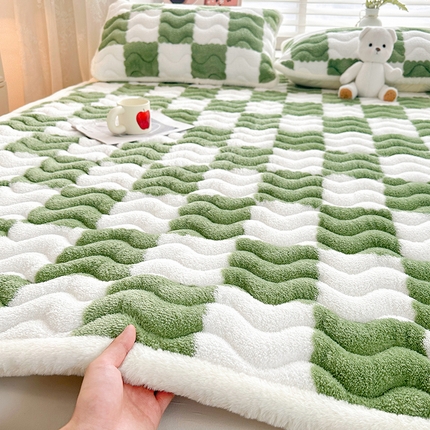 91家纺网 家纺一手货源 找家纺 （总）梵朴 2024新款北极绒牛奶绒床垫床褥床护垫