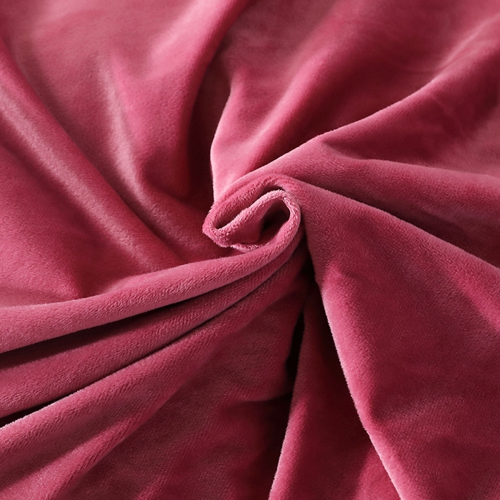 91家纺网 家纺一手货源 找家纺 2024新款母婴级花边床单款婴儿绒刺绣四件套 长相思-豆沙