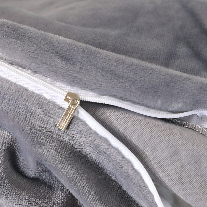 91家纺网 家纺一手货源 找家纺 2024新款母婴级花边床单款婴儿绒刺绣四件套 长相思-高级灰