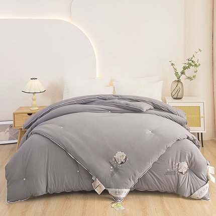 91家纺网 家纺一手货源 找家纺 （总）尚品 2025新款全棉桑蚕丝子母被春秋被