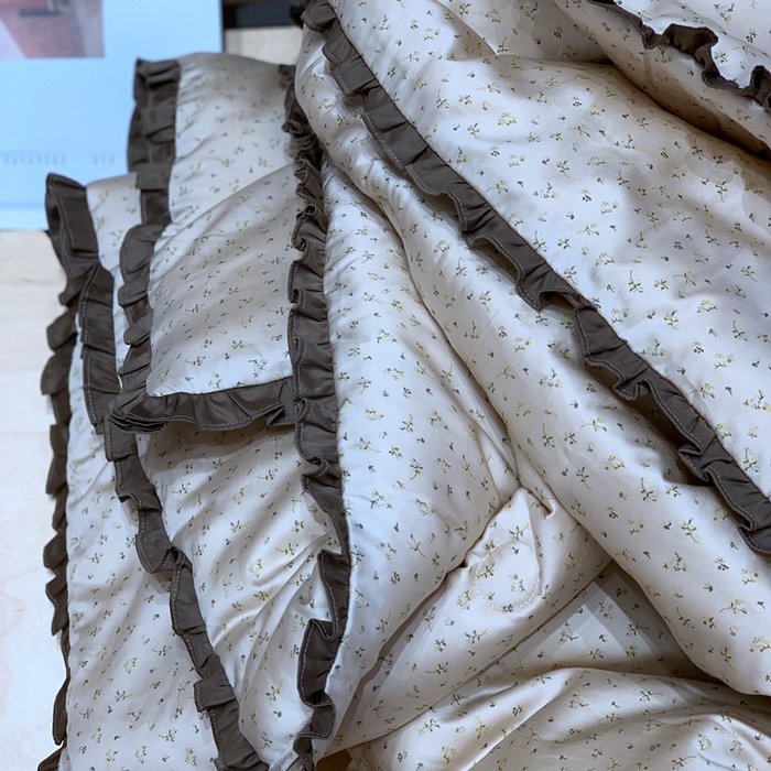 91家纺网 家纺一手货源 找家纺 汇庭 2024秋冬新款·铂金雅棉系列--实拍 生如夏花