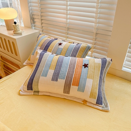 91家纺网 家纺一手货源 找家纺 （总）卡普二店 2024新款牛奶绒印花单枕套