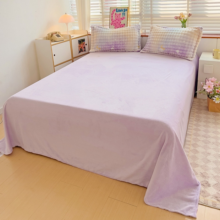 91家纺网 家纺一手货源 找家纺 宜家坊 2024新款牛奶绒泡泡印花四件套系列二 梦幻星空