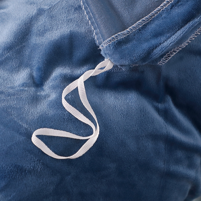 91家纺网 家纺一手货源 找家纺 2024新款母婴级花边床单款婴儿绒刺绣四件套 长相思-宾利蓝