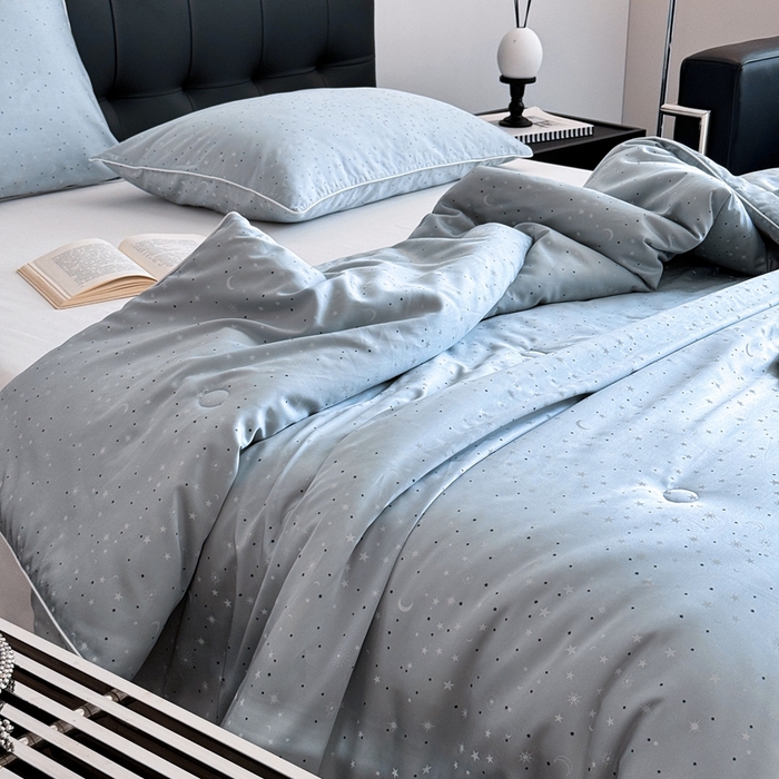 91家纺网 家纺一手货源 找家纺 汇庭 2024新品·雅棉春秋被系列--棚拍 星月