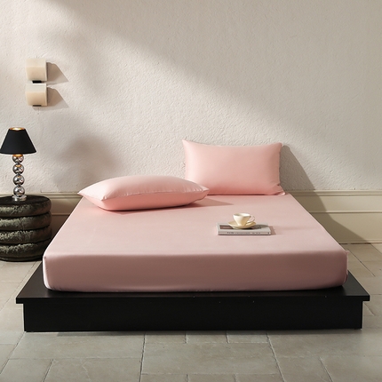 三味舒屋 2025秋冬新款60S天丝棉磨毛单品系列单床笠 夹心粉