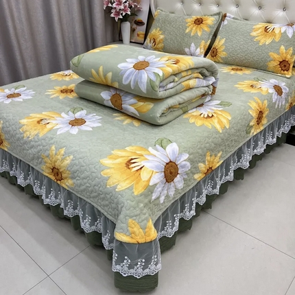 91家纺网 家纺一手货源 找家纺 （总）2024新款亲肤牛奶绒夹棉床盖四件套