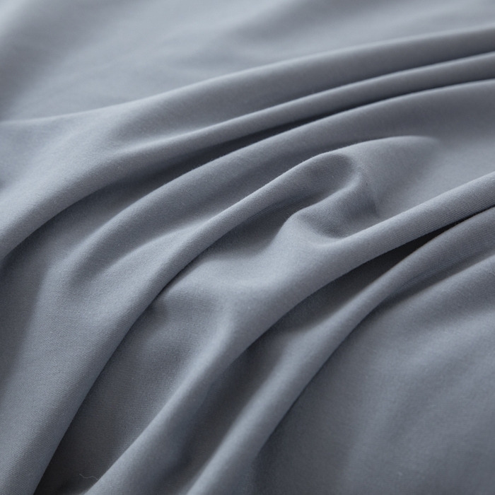 91家纺网 家纺一手货源 找家纺 寐眠 2024新款全棉磨毛床单枕套 蓝灰色