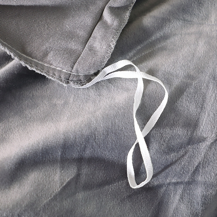 91家纺网 家纺一手货源 找家纺 2024新款母婴级花边床单款婴儿绒刺绣四件套 长相思-高级灰