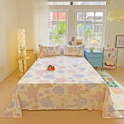 91家纺网 家纺一手货源 找家纺 （总）卡普 2025新款牛奶绒印花单床单