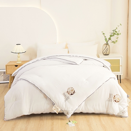 91家纺网 家纺一手货源 找家纺 （总）尚品 2025新款全棉桑蚕丝子母被春秋被