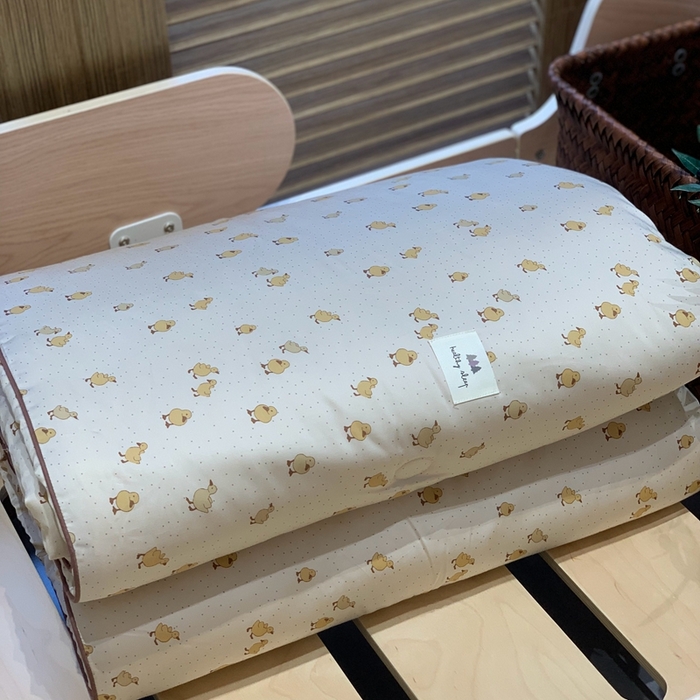 91家纺网 家纺一手货源 找家纺 汇庭 2024新品·雅棉春秋被系列--实拍图 墩墩鸭