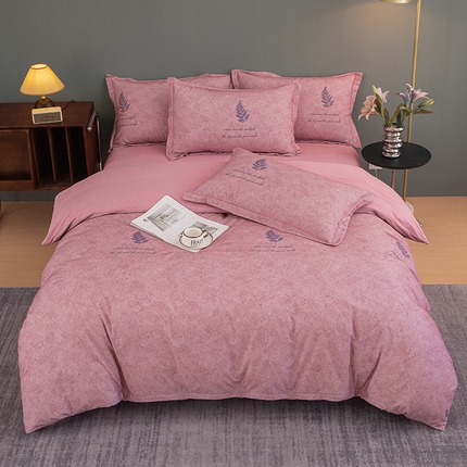 91家纺网 家纺一手货源 找家纺 （总）2024新款全棉加厚长绒棉数码印花四件套