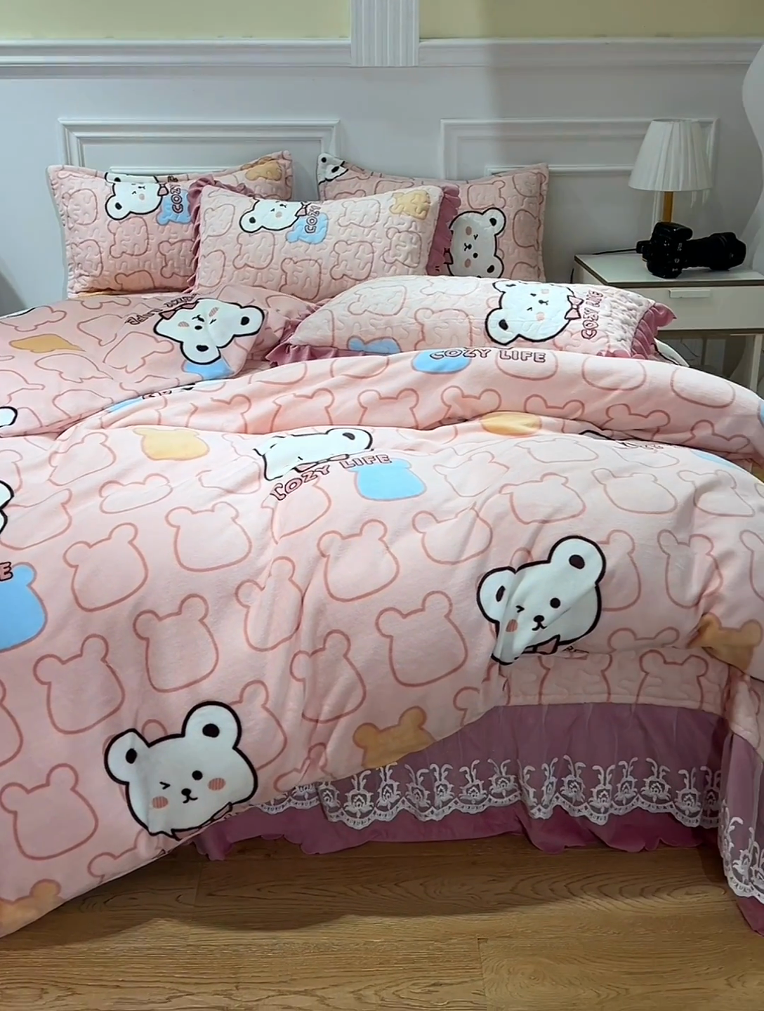 91家纺网 家纺一手货源 找家纺 （总）2024新款亲肤牛奶绒夹棉床盖四件套