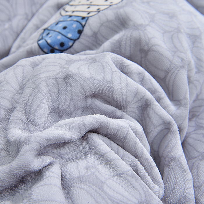 91家纺网 家纺一手货源 找家纺 2024新款亲肤牛奶绒夹棉床盖四件套 卓然