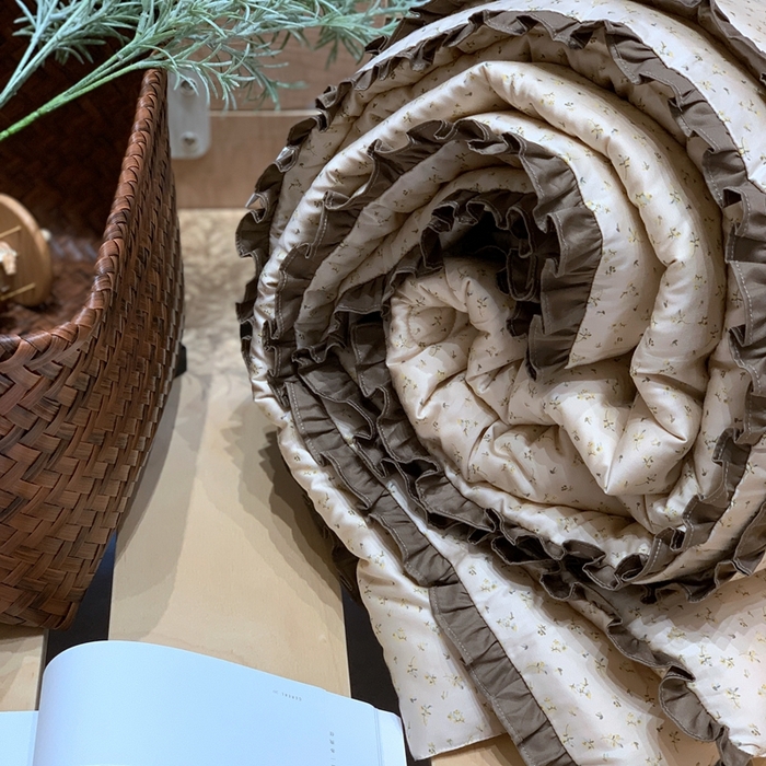 91家纺网 家纺一手货源 找家纺 汇庭 2024秋冬新款·铂金雅棉系列--实拍 生如夏花