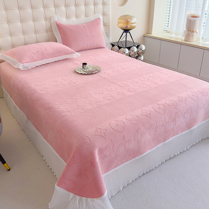 91家纺网 家纺一手货源 找家纺 （总）冬然家纺 2024新款雕花绒床盖四件套