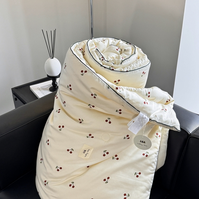 91家纺网 家纺一手货源 找家纺 汇庭 2024新品·雅棉春秋被系列--棚拍 蜜芽