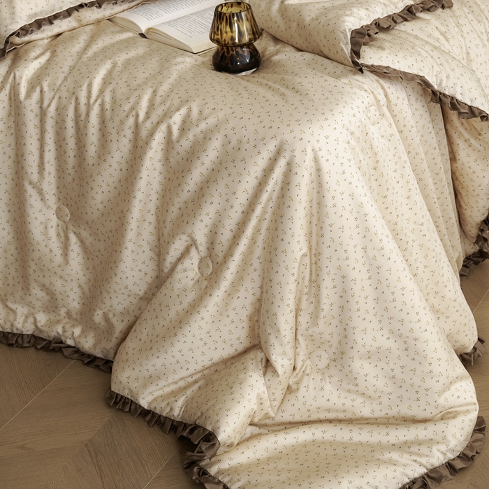 91家纺网 家纺一手货源 找家纺 汇庭 2024秋冬新款·铂金雅棉系列--棚拍 生如夏花