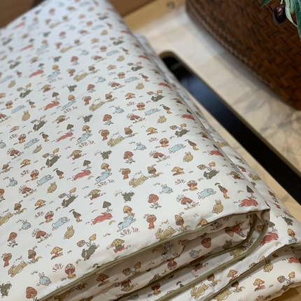 汇庭 2024新品·雅棉春秋被系列--实拍图 蘑菇君
