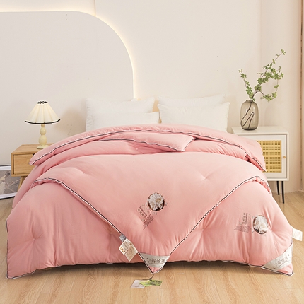 91家纺网 家纺一手货源 找家纺 （总）尚品 2025新款全棉桑蚕丝子母被春秋被