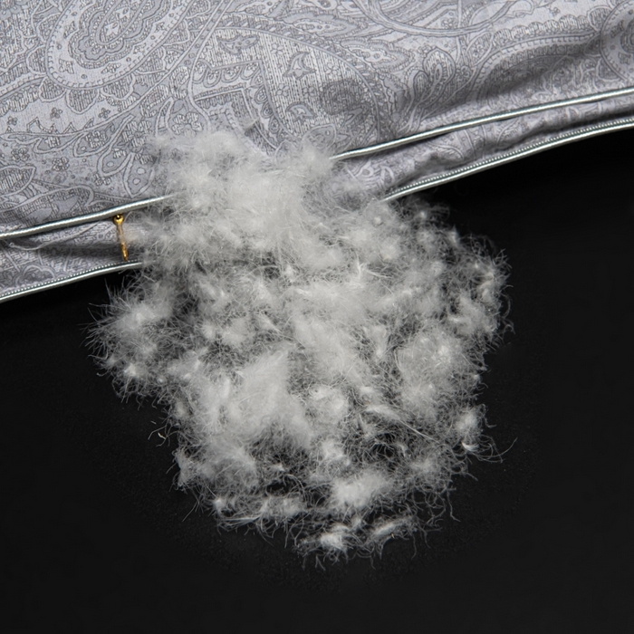 91家纺网 家纺一手货源 找家纺 静若居羽绒被壳 2024新款全棉印花羽绒被爆款羽绒被壳厂家直销 佩里高级灰