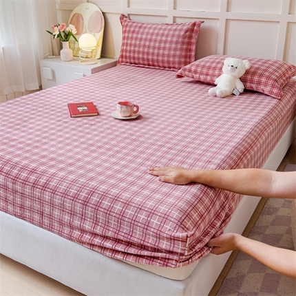 91家纺网 家纺一手货源 找家纺 （总）慕克斯家纺 2024新款加厚牛奶绒印花床笠