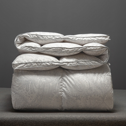 91家纺网 家纺一手货源 找家纺 静若居羽绒被壳 2024新款全棉印花羽绒被爆款羽绒被壳厂家直销 佩里浅卡其