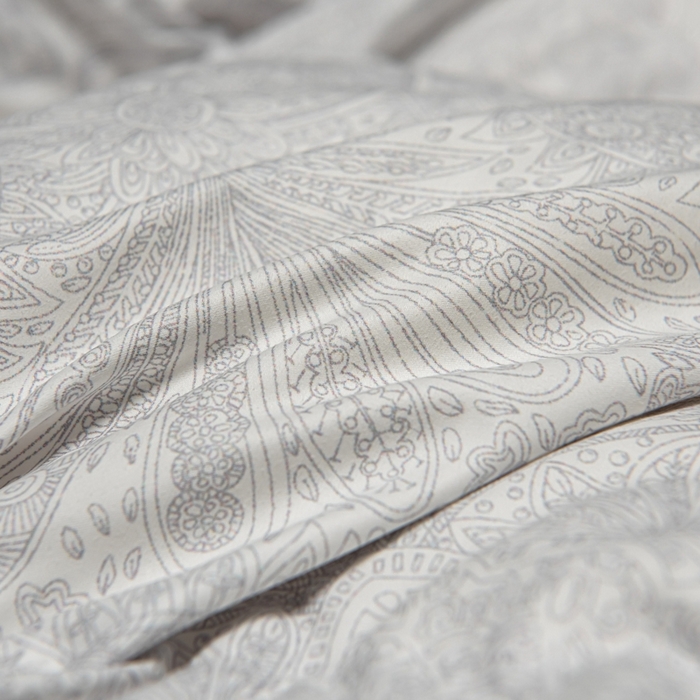 91家纺网 家纺一手货源 找家纺 静若居羽绒被壳 2024新款全棉印花羽绒被爆款羽绒被壳厂家直销 佩里奶白色