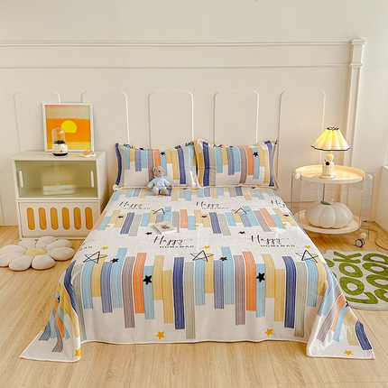 91家纺网 家纺一手货源 找家纺 （总）卡普二店 2024新款牛奶绒印花单床单