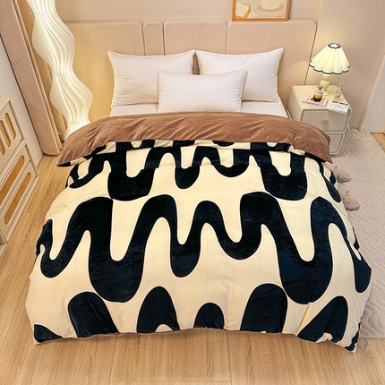 91家纺网 家纺一手货源 找家纺 （总）卡普二店 2024新款牛奶绒印花单被套