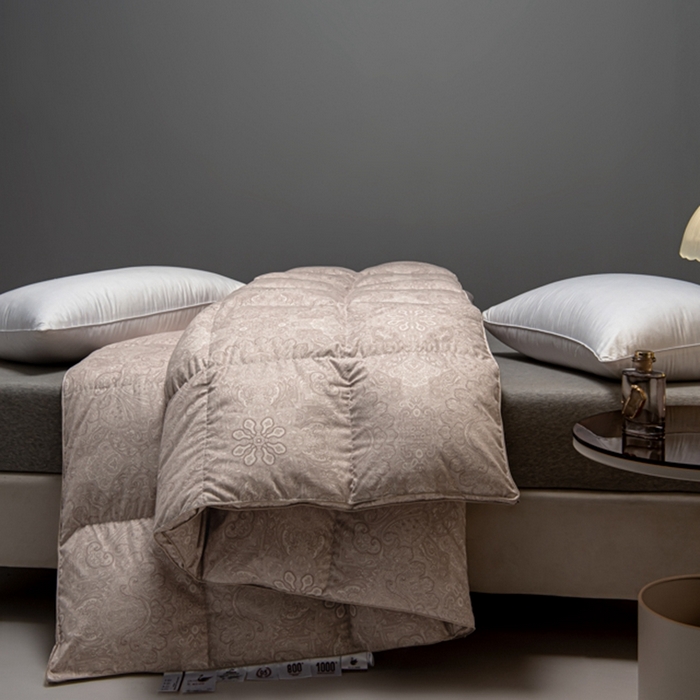 91家纺网 家纺一手货源 找家纺 静若居羽绒被壳 2024新款全棉印花羽绒被爆款羽绒被壳厂家直销 佩里浅卡其