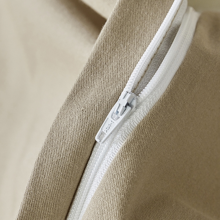 91家纺网 家纺一手货源 找家纺 2024新款全棉色织提花磨毛欧佩斯四件套-场景二 欧佩斯-香槟