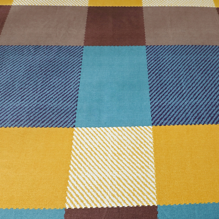 91家纺网 家纺一手货源 找家纺 晶缦家纺 2024新款叶语系纯棉全棉生态磨毛多规格单床笠 魔方城