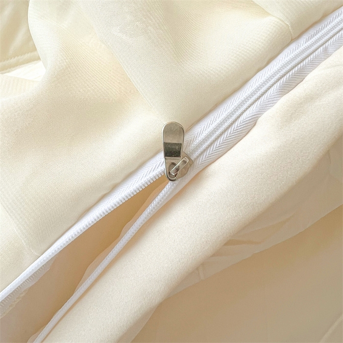 91家纺网 家纺一手货源 找家纺 虹星家纺 2024新款A类水洗棉夹棉床盖四件套 花黛-浅米色