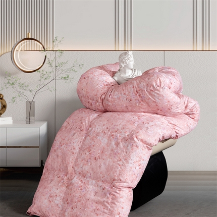 91家纺网 家纺一手货源 找家纺 （总）华盛羽绒被壳 2024新款羽绒被工厂店糯棉印花羽绒被大牌款